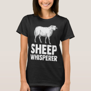 Funny Sheep Art For Men Women Livestock Farmer She T-Shirt