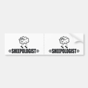 Funny Sheep Bumper Sticker