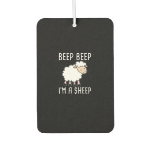 Funny Sheep Design for Farmers and Sheep Lovers Car Air Freshener