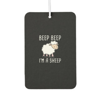 Funny Sheep Design for Farmers and Sheep Lovers Car Air Freshener