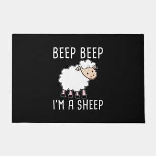 Funny Sheep Design for Farmers and Sheep Lovers Doormat