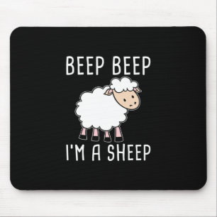 Funny Sheep Design for Farmers and Sheep Lovers Mouse Mat