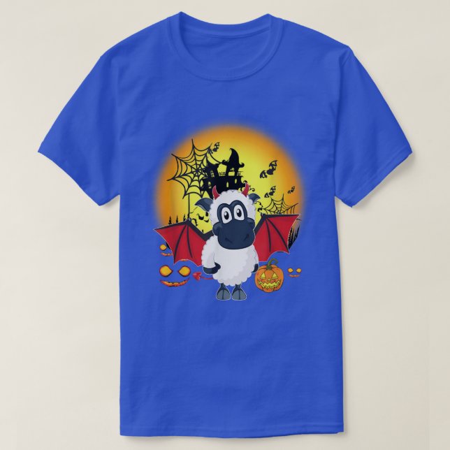 Funny Sheep Halloween Costume Gifts  T-Shirt (Design Front)