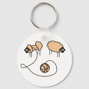Funny Sheep Keychain