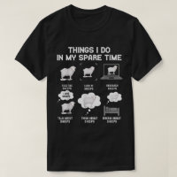 Funny Sheep Lover Things I Do Meme Design