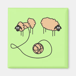 Funny Sheep Magnet