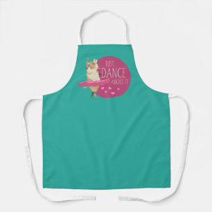 Funny Sheep Message - Just Dance About It 1 Apron