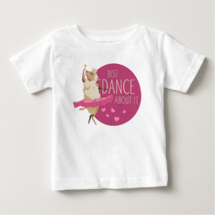 Funny Sheep Message - Just Dance About It 1 Baby T-Shirt