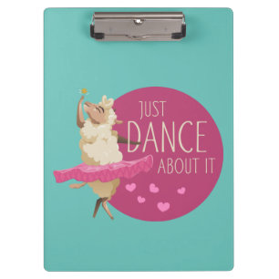 Funny Sheep Message - Just Dance About It 1 Clipboard