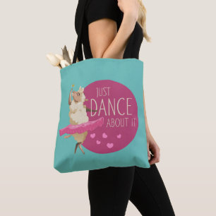 Funny Sheep Message - Just Dance About It 1 Tote Bag