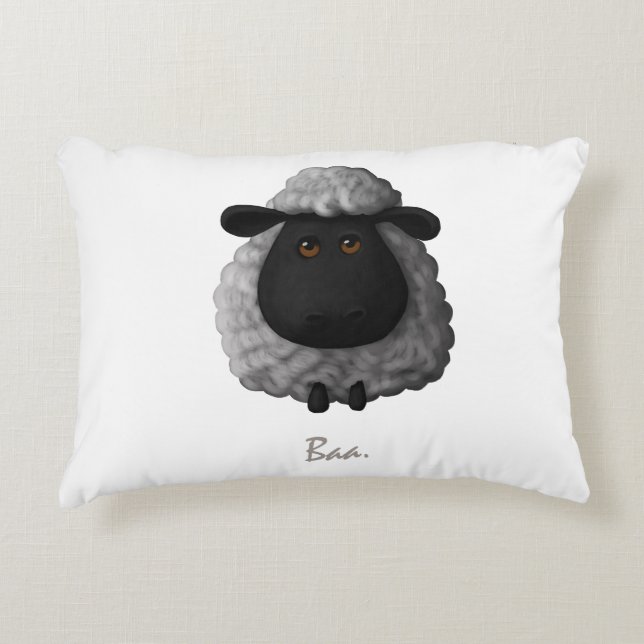 Funny Sheep Pillow (Front)