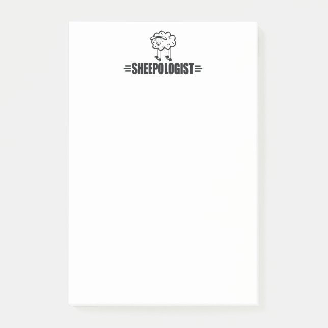 Funny Sheep Post-it Notes (Front)