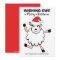 Funny Sheep Santa Wishing Ewe Merry Christmas