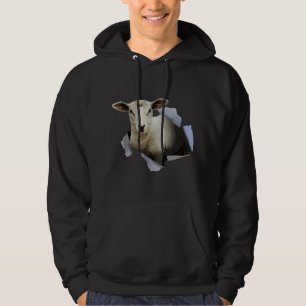 Funny Sheep T, Sheep Lover , Farm Animal  Hoodie