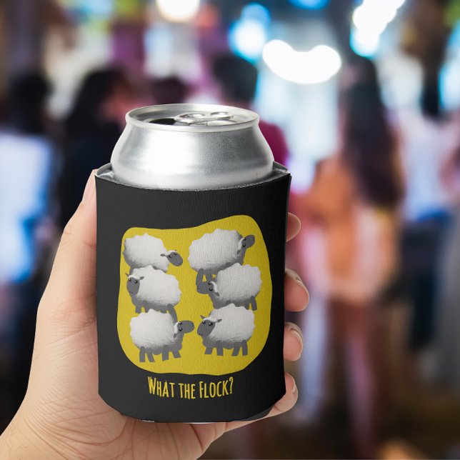 Funny Sheep “What the Flock? Can Cooler (Creator Uploaded)