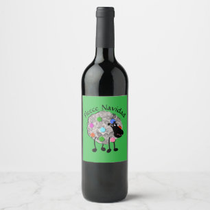Funny Sheep Wine label