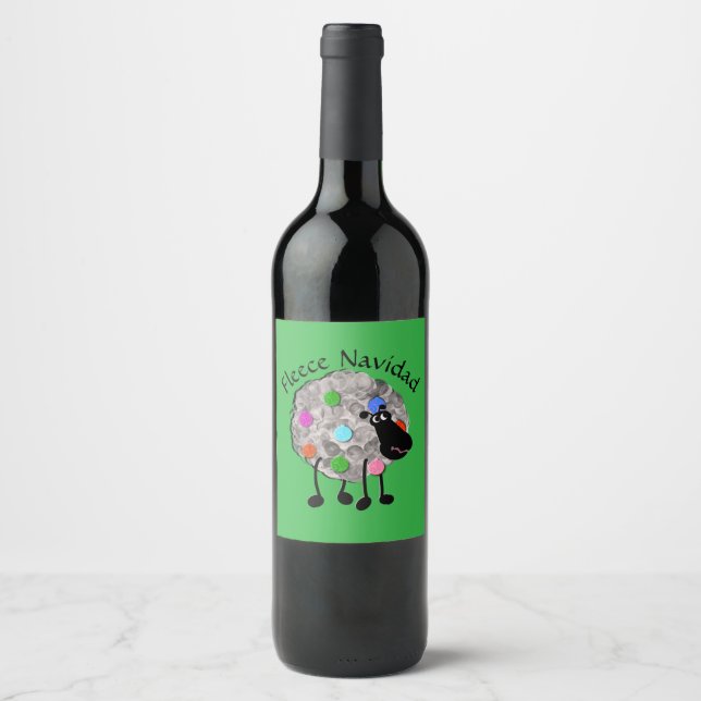 Funny Sheep Wine label (Front)