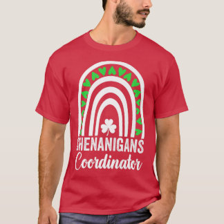 Funny Shenanigans Coordinator St Patrick's Day Tea T-Shirt