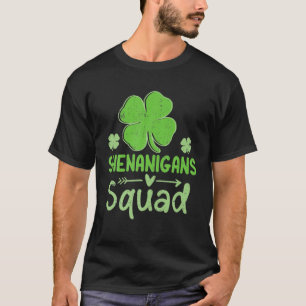Funny Shenanigans Squad St Patrick's Day Matching T-Shirt