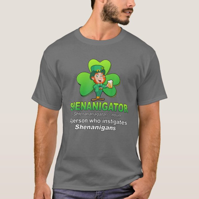 Funny Shenanigator Definition Shenanigans Coordina T-Shirt (Front)