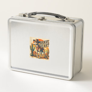 Funny Sheriff Dog Shirt Greyhound Whippet Dog Mum Metal Lunch Box