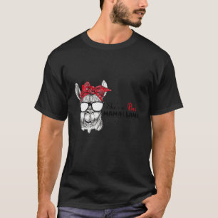 Funny She's A Bad Mama Llama Gift T-Shirt