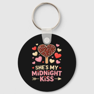 Funny Shes My Midnight Kiss Valentine Matching Cou Key Ring