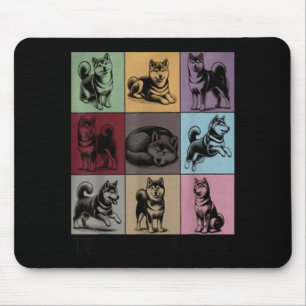 Funny Shiba Dog Quote In My Shiba Inu Era Cool Dog Mouse Mat