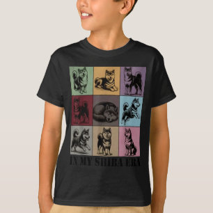 Funny Shiba Dog Quote In My Shiba Inu Era Cool Dog T-Shirt