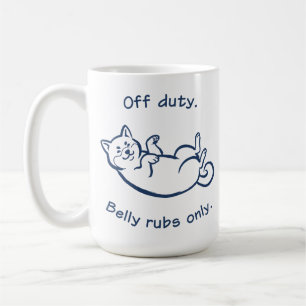 Funny Shiba Inu Belly Rubs Only Coffee Mug