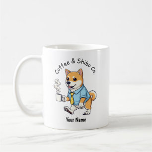 Funny  Shiba Inu Dog Business Suit Coffee  Coffee Mug