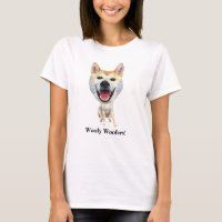 Funny Shiba Inu Dog Woman's T-Shirt