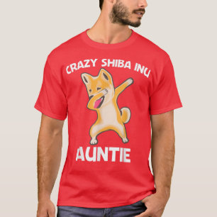 Funny Shiba Inu For Aunt Mum Dabbing Japanese Akit T-Shirt