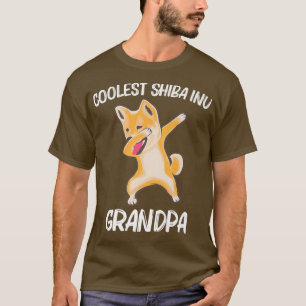 Funny Shiba Inu For Grandpa Dabbing Japanese Akita T-Shirt