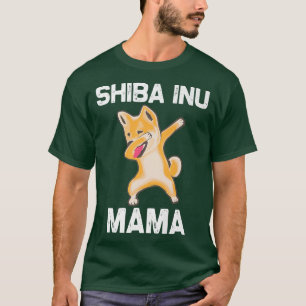 Funny Shiba Inu For Women Mom Dabbing Japanese Aki T-Shirt