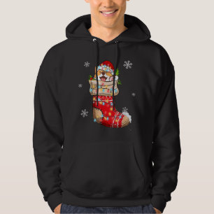 Funny Shiba Inu In Socks Christmas Dog Lovers Xmas Hoodie