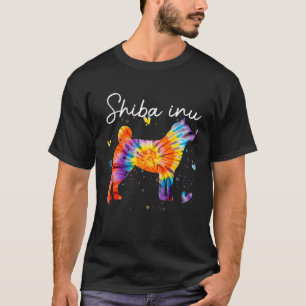 Funny Shiba Inu Tie Dye Rainbow Dog Lover T-Shirt
