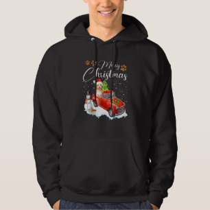 Funny Shih Tzu Dog Snow Truck Christmas Xmas Pajam Hoodie