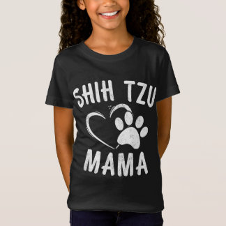 Funny Shih Tzu Mama Gift Pet Doggy Lover Apparel D T-Shirt