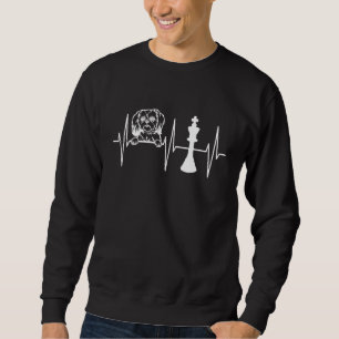 Funny Shih Tzu Shirt Chess Player Dog EKG Shih Tzu