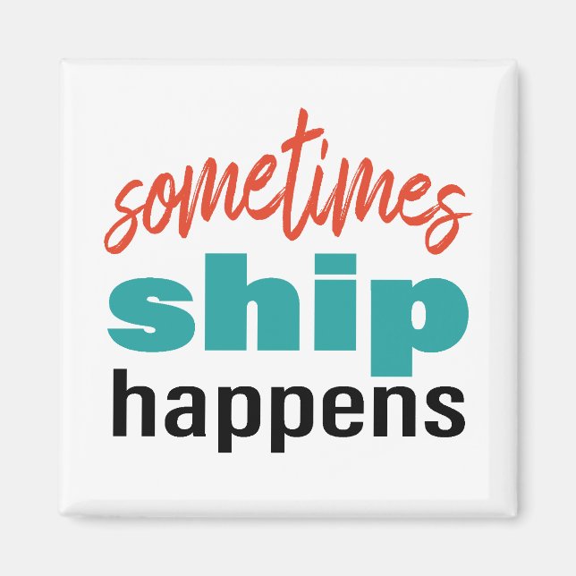 Funny Ship Cabin Door Finder Marker Cruise Magnet (Front)