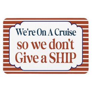 Funny Ship Cabin Door Marker Cruise Sign  Magnet
