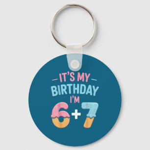 Funny Shirt 13th Birthday 13 Old 6 Key Ring