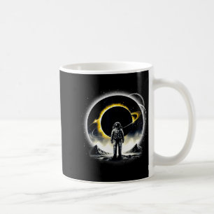 Funny Shirt Astronaut Space Eclipse Planet Science Coffee Mug