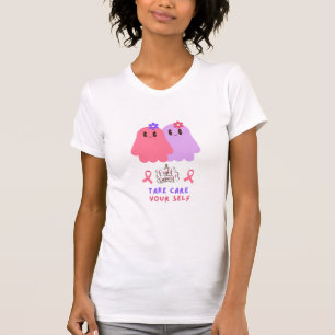funny shirt breast cancer awareness with ghost