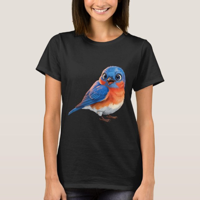 Funny Shirt Eastern Bluebird Bird Lovers (Front)