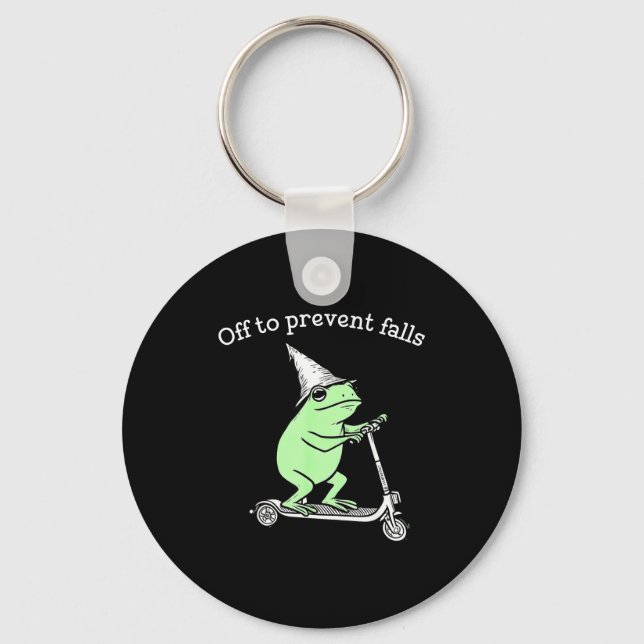Funny Shirt Fall Prevention Spt Pta Nurse Key Ring (Front)