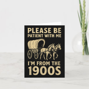 Funny Shirt For Dad Men Women Im From 1900s Father Card