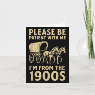 Funny Shirt For Dad Men Women Im From 1900s Father Card