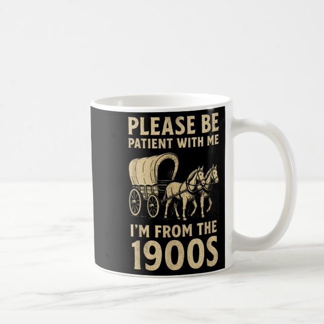 Funny Shirt For Dad Men Women Im From 1900s Father Coffee Mug (Right)